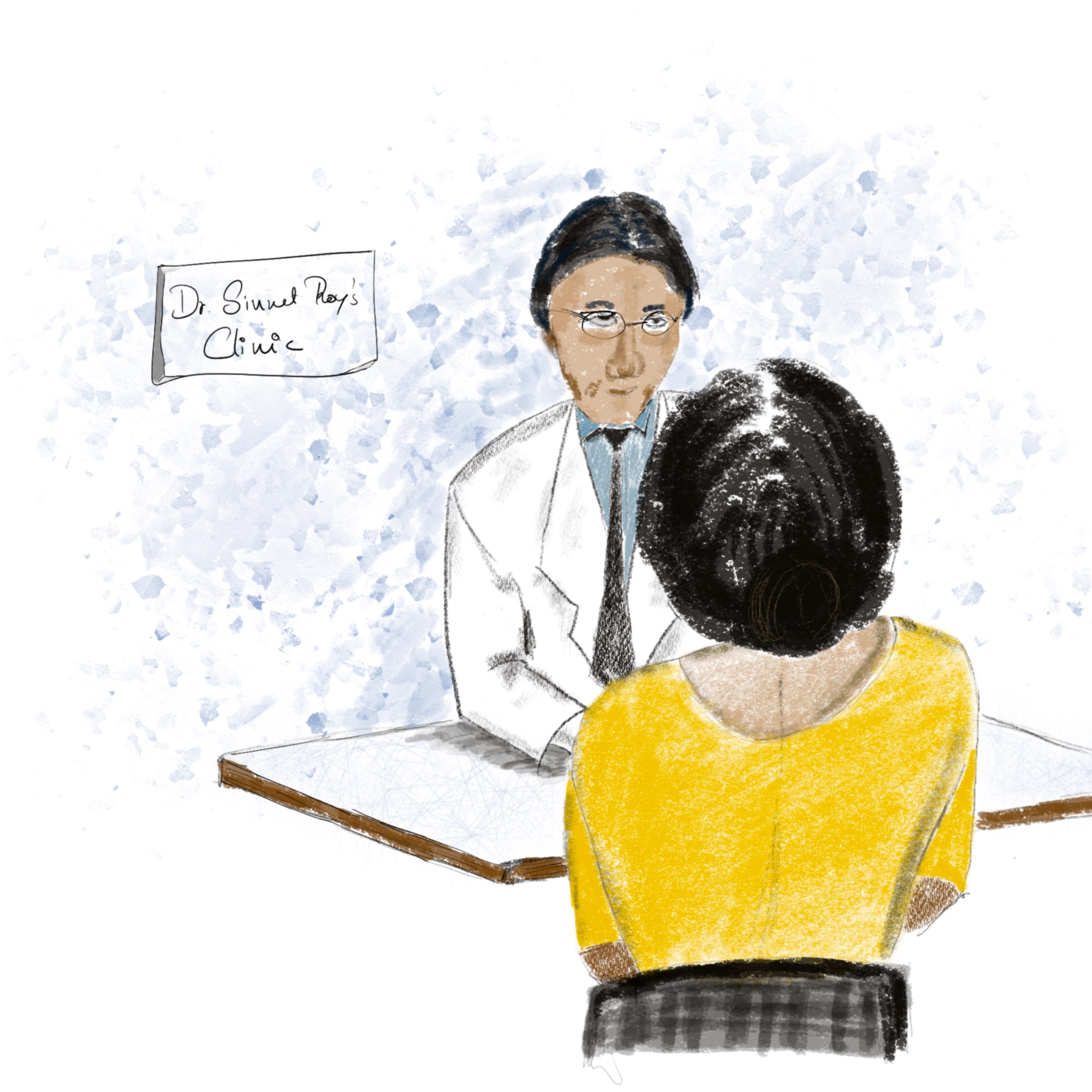 Dr. Sinnet Roy — consultation illustration